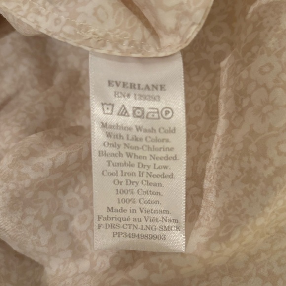 Everlane Floral Smocked Dress - Picture 6 of 6